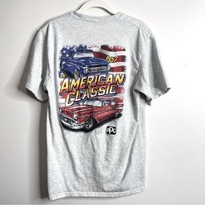 Port & Company Automotive Painters Supply American Classics Cars Graphic Tee M